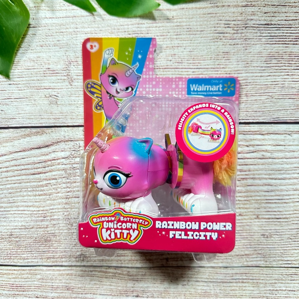 Rainbow Butterfly Unicorn Kitty Complete Set NEW - Picture 5 of 8